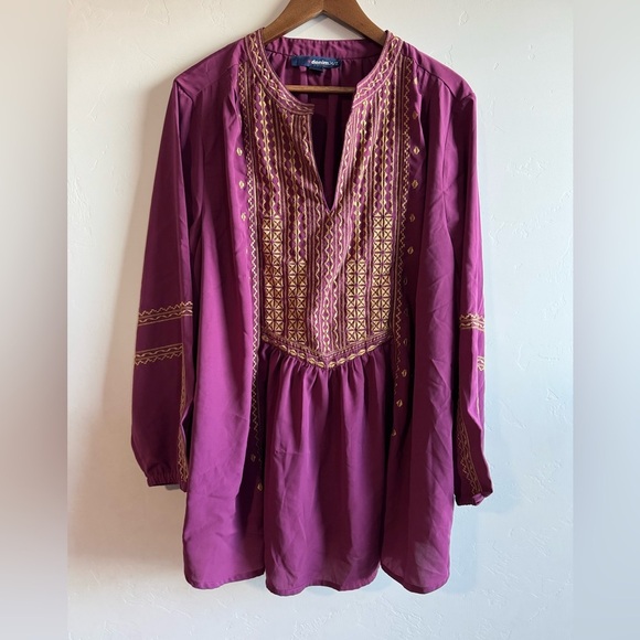 Denim 24/7 - Tunic Blouse - Picture 1 of 7
